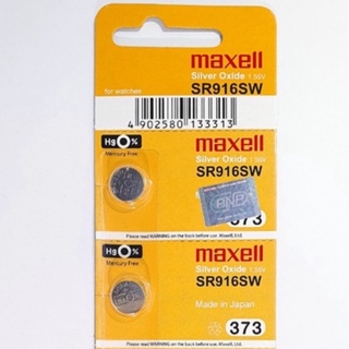 1 VIÊN PIN SR916, SR916SW, 373 1.55V MAXELL PIN ĐỒNG HỒ CHÍNH HÃNG