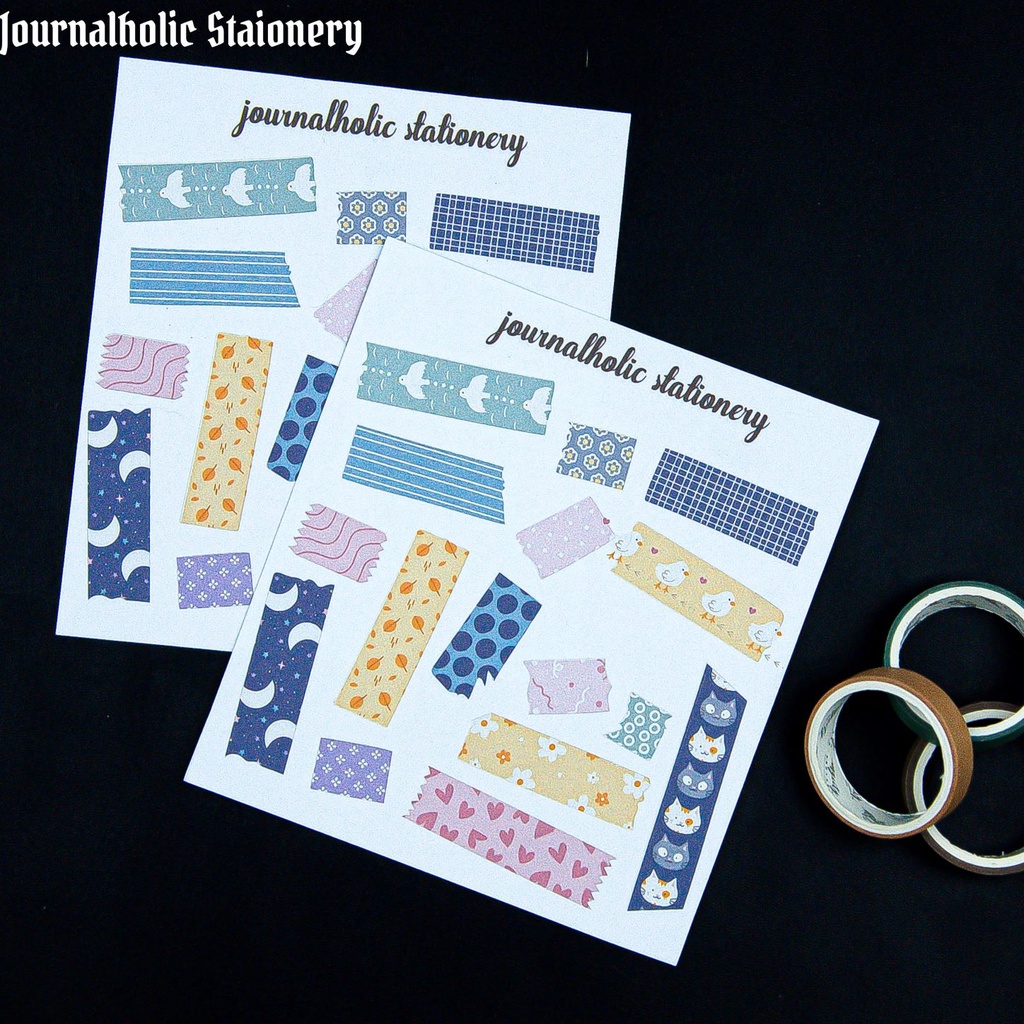 Sticker Washi Trang Trí Sổ Tay Bullet Journal - Top Loader - Journalholic Stationery