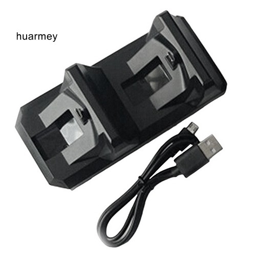 ♗HU Useful Dual Controller Charger Dock Station Stand Charging for Playstation PS4