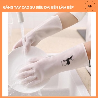 Găng tay cao su siêu dai bền làm vườn làm bếp