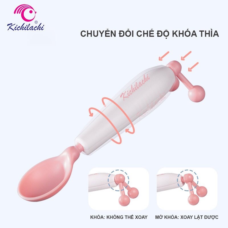 THÌA BÁO NÓNG CHỐNG LẬT XOAY 180 độ KICHILACHI