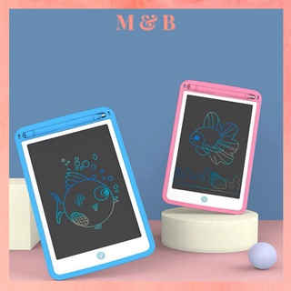 Bảng vẽ tự xóa điện tử 3D, bảng viết vẽ thông minh 8.5,12 inch màn hình LCD đa sắc đồ họa đẹp kèm bút dạy học