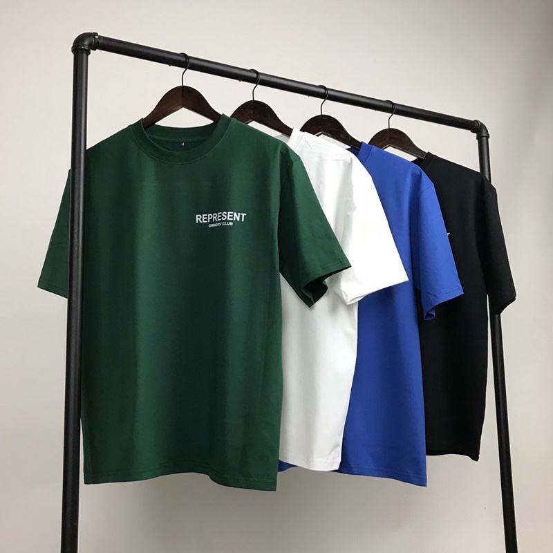 Áo thun tay lỡ Represent phông thời trang unisex nam nữ oversize form rộng Tee Club