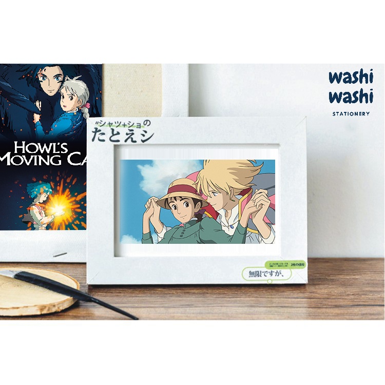 Bộ 20 Sticker Phim Ghibli Anime Size Lớn Hoạt Hình Nổi Tiếng Cá Tính Trang Trí Sổ Bullet Journal Lofi Sáng Tạo