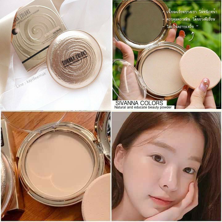 [Auth Thái- Tone Da  ] Phấn Phủ Kiềm Dầu - Kháng Nước & Siêu Mịn Sivanna Colors HF689 | BigBuy360 - bigbuy360.vn