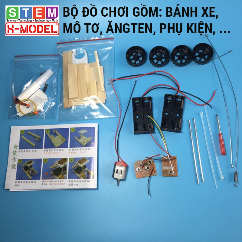 Đồ choi lắp ráp cho bé Xe đua điều khiển từ xa X-MODEL ST64, Đô choi sáng tạo STEM[ Giáo dục STEM, STEAM]