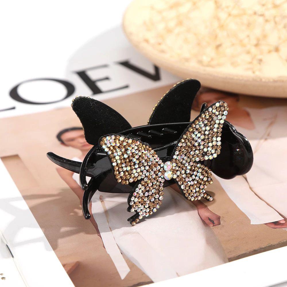 Kẹp Tóc Hình Bướm Bằng Nhựa Resin Cao Cấp VANES1|Kẹp Tóc Nữ Thiết Kế Xinh Xắn