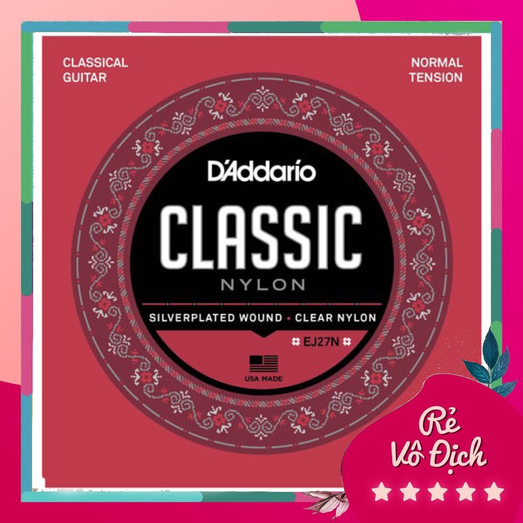 [BLcomputer] Dây Đàn Guitar Classic DAddario EJ27N