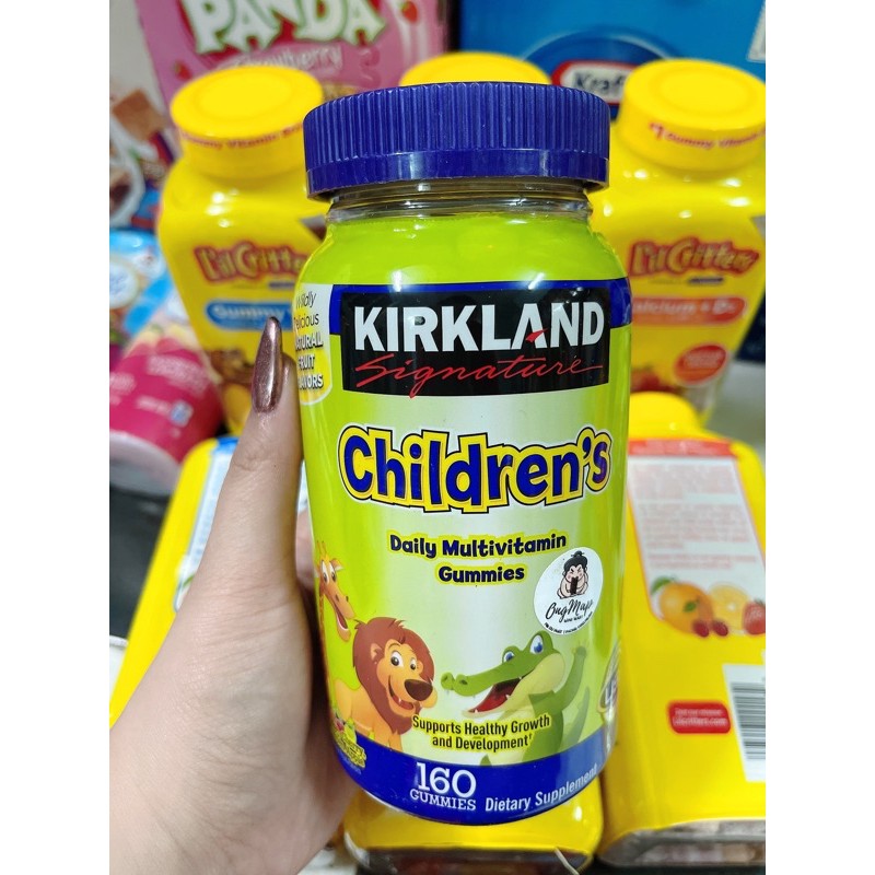 [Date 05/2022] Kẹo dẻo gấu Kirkland Children's Complete Multivitamin Gummies 160 viên