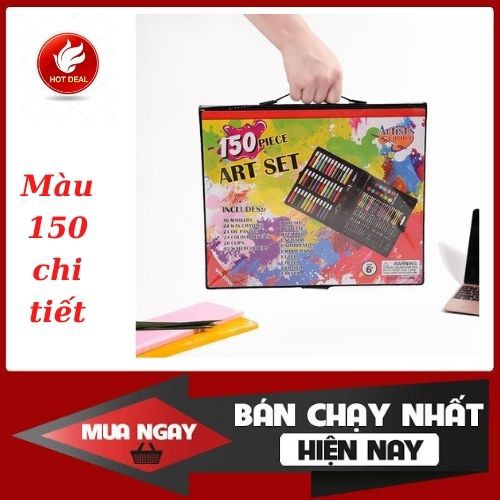 Hộp bút màu 150 chi tiết cho bé