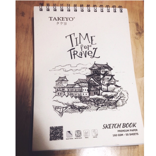 Sổ phác hoạ Sketchbook Takeyo