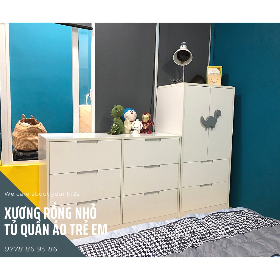Bộ 2 tủ quần áo cho bé trai_XRN