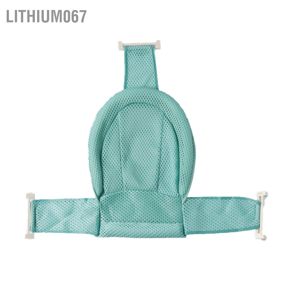 Lithium067 Lưới tắm bé cao cấp giúp bé an toàn thoải mái khi tắm hàng ngày -  Tấm đệm thoáng khí Mềm mại chống trượt T hình chữ Lưới sơ sinh