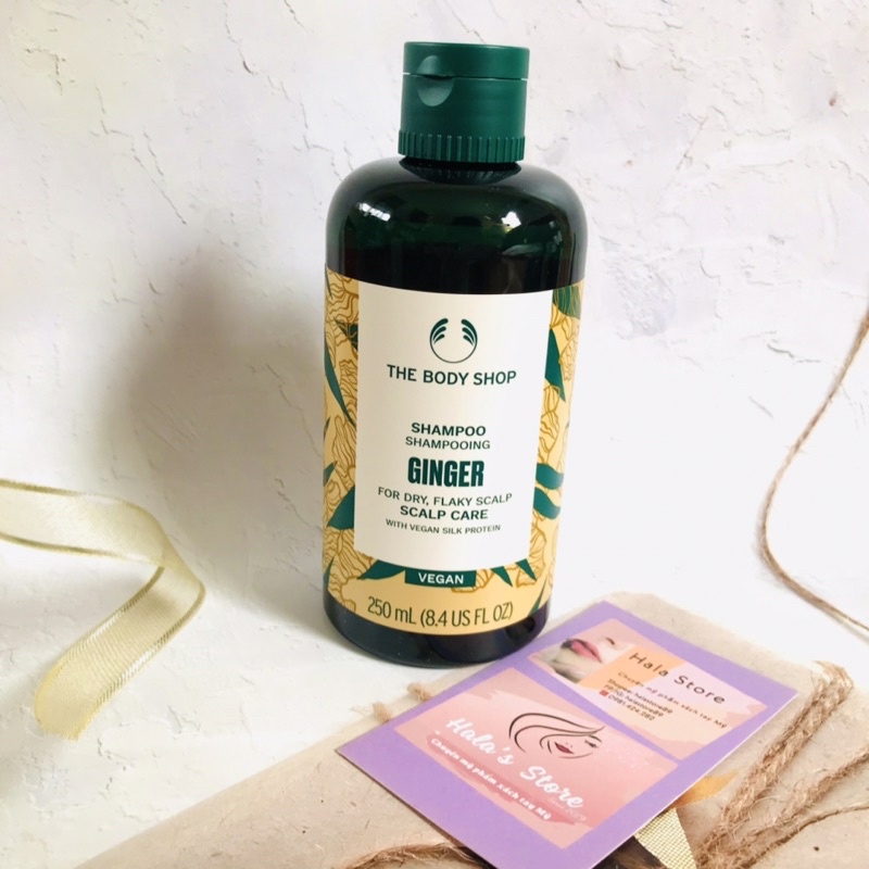 Dầu gội & Dầu xả cho tóc khô, yếu và chăm sóc da đầu từ gừng The Body Shop Ginger Scalp Care