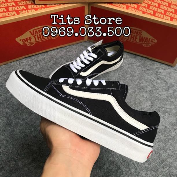 GIÀY THỂ THAO VNS OLD ĐEN TRẮNG NAM NỮ ⛳ new " ˇ P
