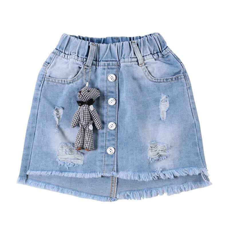 Chân Váy Denim Thời Trang Mới Dành Cho Bé Gái 2022