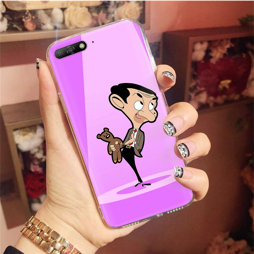 Ốp Điện Thoại Trong Suốt Họa Tiết Mr. Bean Dễ Thương Cho Motorola Moto E6 E4 E5 Play E7 Plus E6S 2020 At85