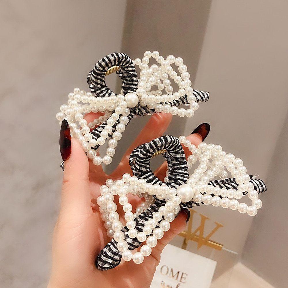 Kẹp Tóc Hai Lớp Họa Tiết Hoa Thanh Lịch Phong Cách Hàn Quốc Cho Nữ Giá Đỡ