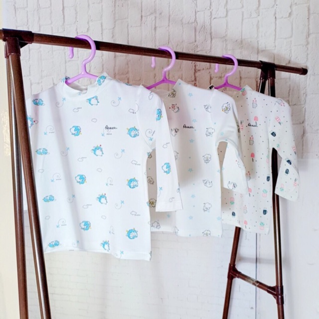 Áo cổ 3cm avaler sợi tre