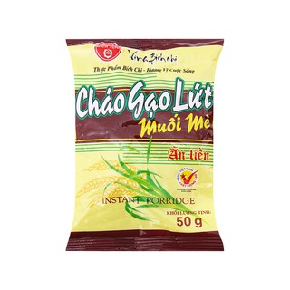 6 GÓI Cháo gạo lứt muối mè Vina Bích Chi gói 50g