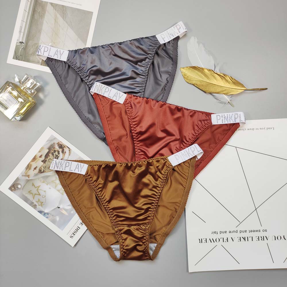 Quần Lót Không Đường May Lưng Thấp In Chữ Màu Hồng Gợi Cảm Phong Cách Hàn Quốc Cho Nữ | BigBuy360 - bigbuy360.vn