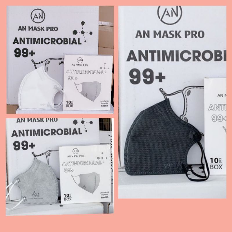 Hộp 10 chiếc Khẩu trang y tế 6D An Mask Pro 99