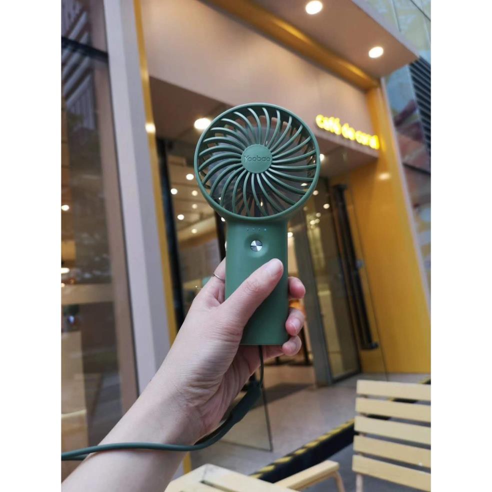 NEW- Quạt cầm tay Yoobao F3 4000-6000mah ,quạt mini tích điện pin cực khỏe chạy liên tục 30h , mẫu mới 2020 | BigBuy360 - bigbuy360.vn