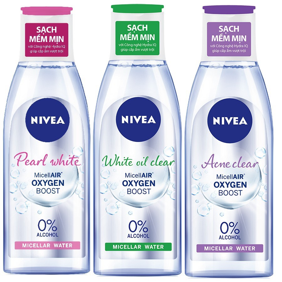 Nước tẩy trang NIVEA ngừa mụn Acne Care Micellar Water (200ml)