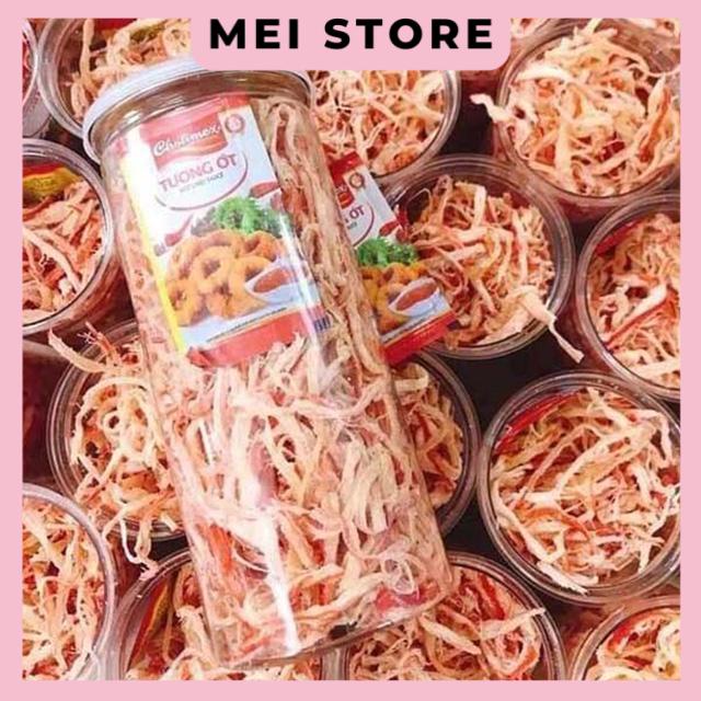Mực Sợi Hấp Nước Dừa 300 Gram