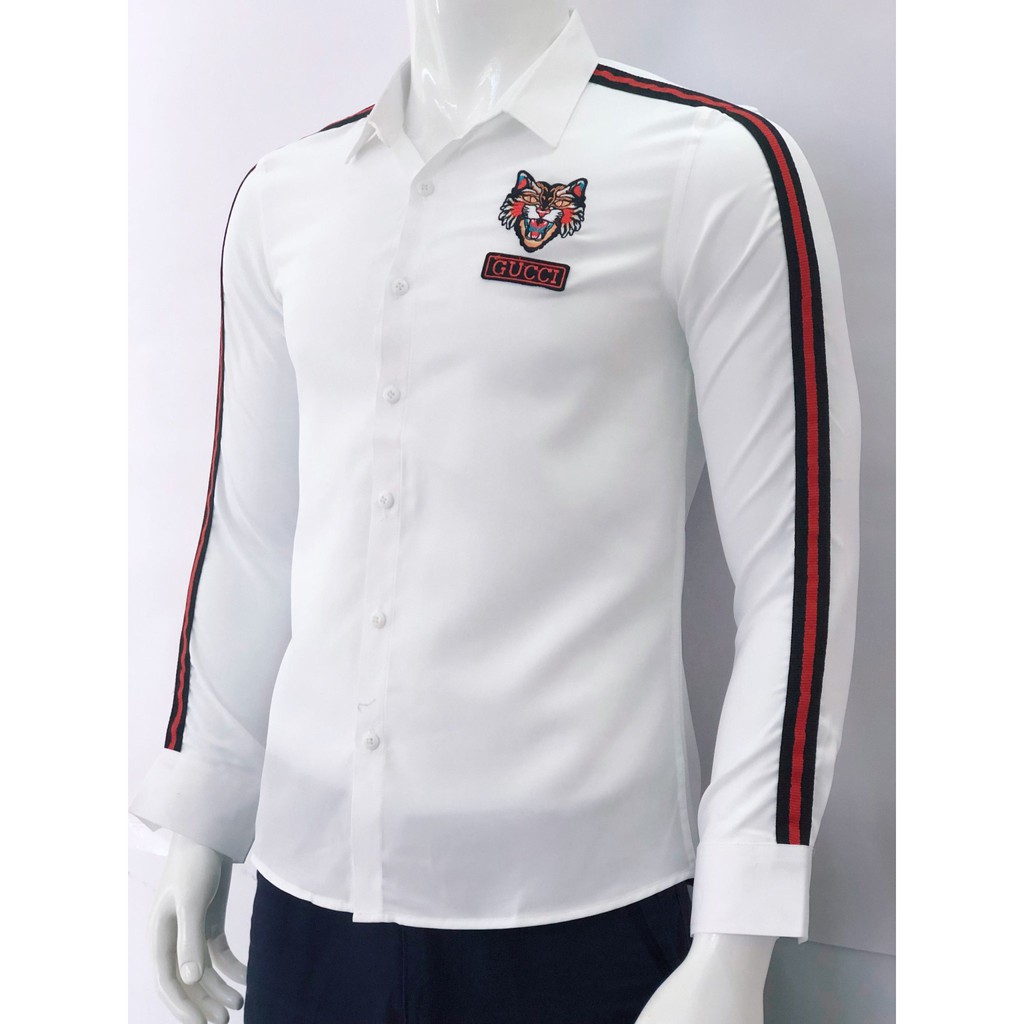 Áo Sơ Mi LoGo - ÁO Sơ Mi Nam Trắng Đen Cực Chất | BigBuy360 - bigbuy360.vn