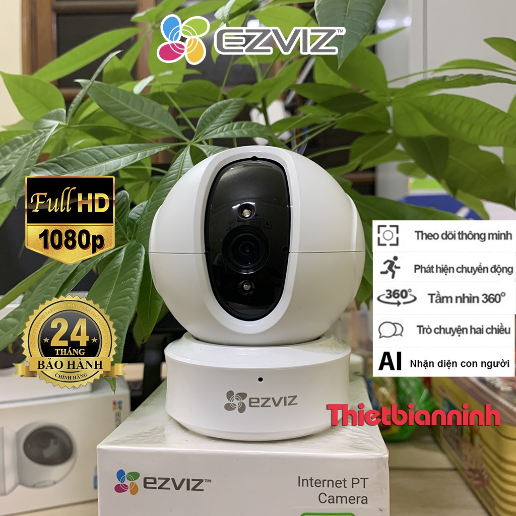 Camera Trong Nhà Wifi Ezviz C6CN 720p/C6CN 1080p SmartHome Thông Minh AI Nhận Diện Người -100% Chính Hãng Bảo Hành 2 Năm | BigBuy360 - bigbuy360.vn