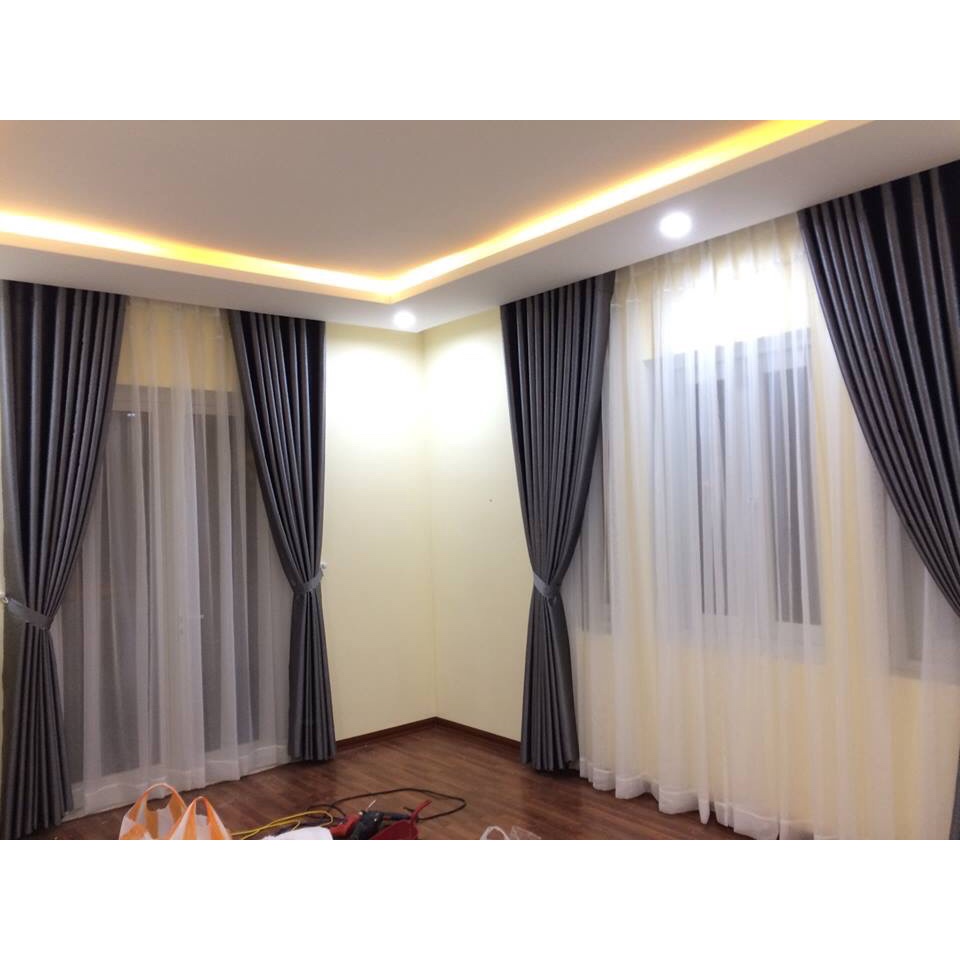 Bộ màn rèm cắt thông số đặt may chiều riêng rộng và cao theo mong muốn khách hàng