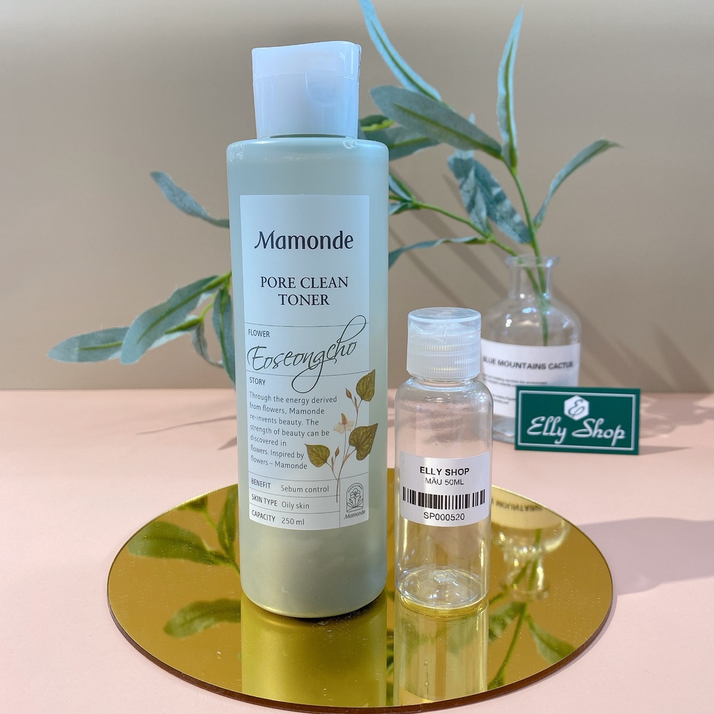 Nước hoa hồng Diếp cá Mamonde Pore Clean Toner - 250ml