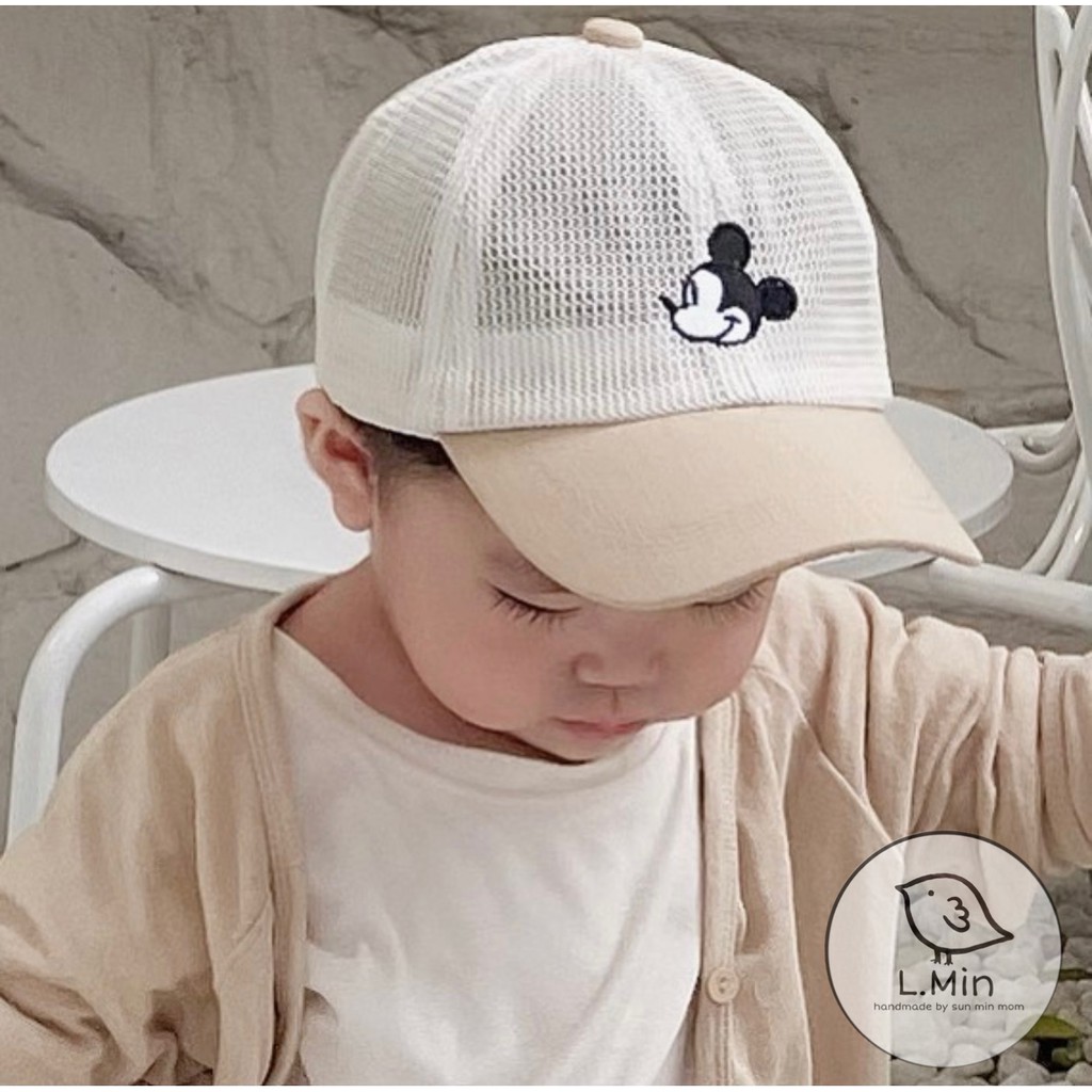 Nón mickey begie by lmin