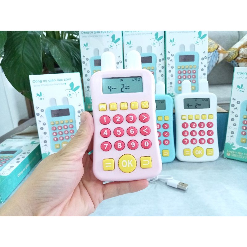 Máy tính nhẩm thông minh, công cụ toán học giúp bé phát triển tư duy, đồ chơi montessori