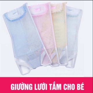 (Freeship) Lưới tắm cho bé kèm gối