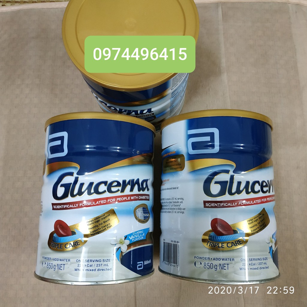 Glucerna Úc 850g