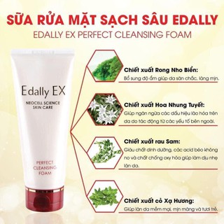 Sữa rửa mặt sạch sâu Edally EX