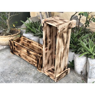 Chậu gỗ pallet trồng cây