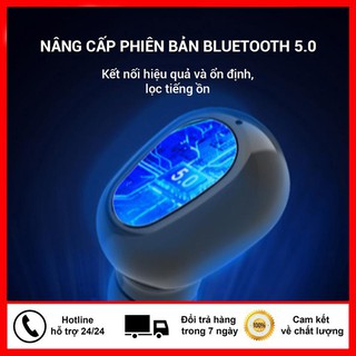 Tai nghe Bluetooth 5.0 TWS nhét tai không dây A6S với Mic chất lượng cao với hộp sạc