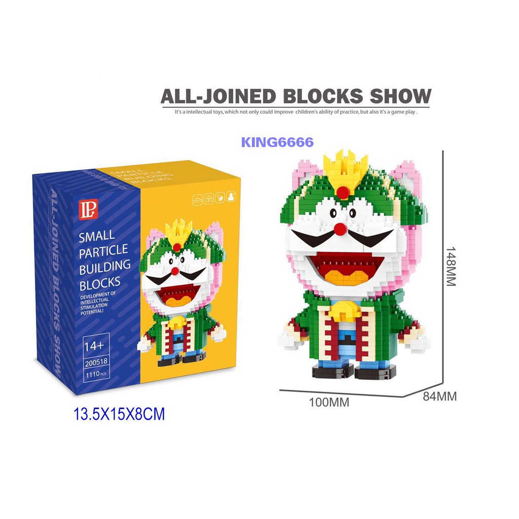 xếp hình Le go doremon Mẫu le go nano block Doremon Nanoblock Đồ chơi lắp ráp cho bé No IP 200516 - 200525