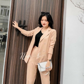SET VEST CÔNG SỞ + QUẦN BAGGY