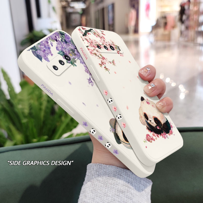 Ốp Điện Thoại Mềm Hình Gấu Trúc Sáng Tạo Cho Samsung Galaxy S10 S10E Plus S9 Plus