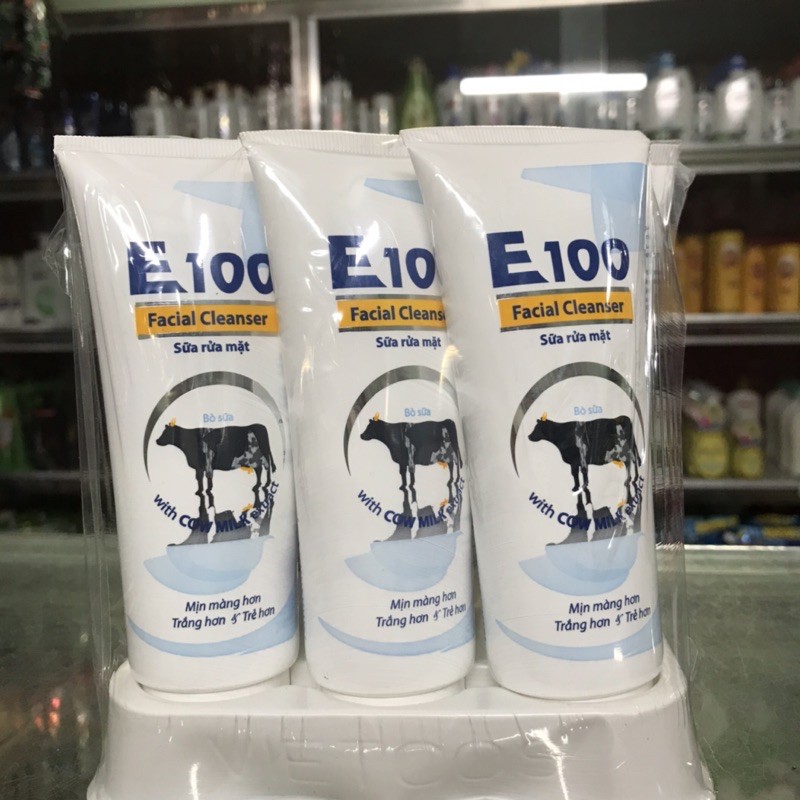 SỮA RỬA MẶT E 100 CON BÒ 80ml