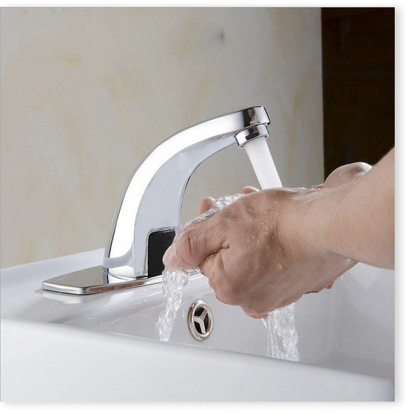 Bộ vòi lavabo cảm ứng tại vòi Automatic Faucet | Vòi rửa tay cảm ứng