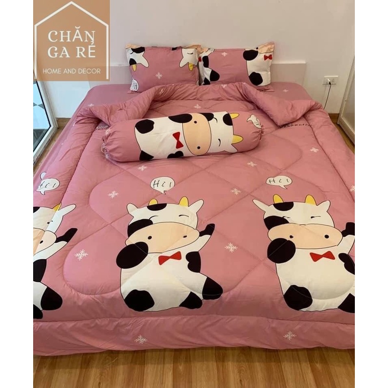 Chăn phao chần bông dày dặn nhiều họa tiết, chăn phao siêu ấm siêu nhẹ kích thước 1m8x2m