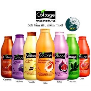Sữa tắm cotage 750ml chuẩn pháp siêu thơm
