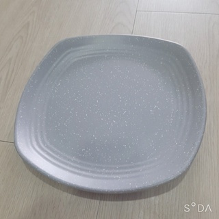 Dĩa vuông DV159N Nhám Xám nhựa Melamine Cao Cấp-Sang Trọng