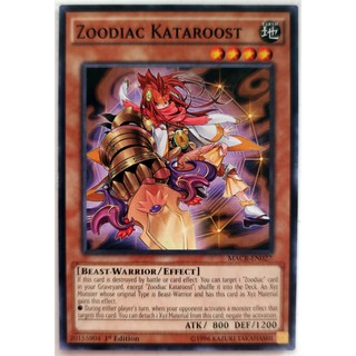[Thẻ Yugioh] Zoodiac Kataroost |EN| Common