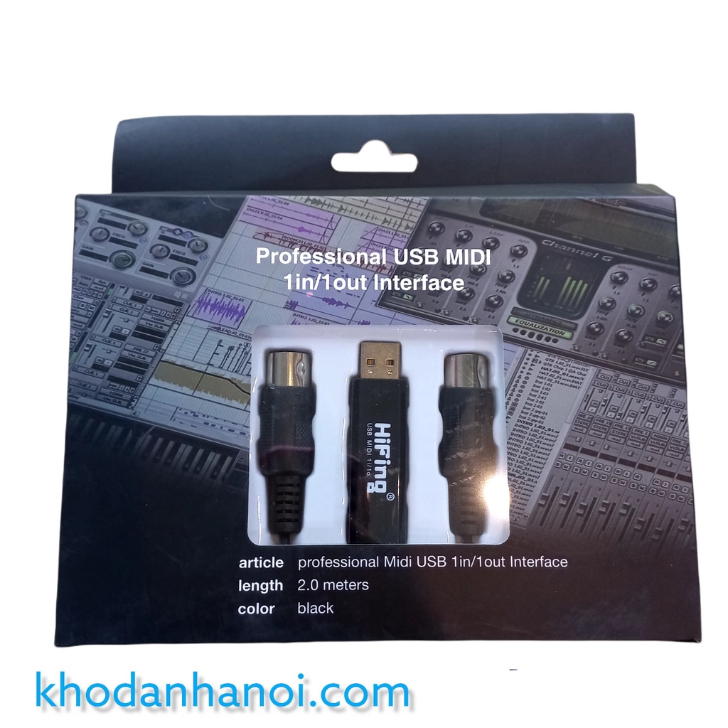 Dây cáp kết nối truyền tín hiệu Midi to USB Cable